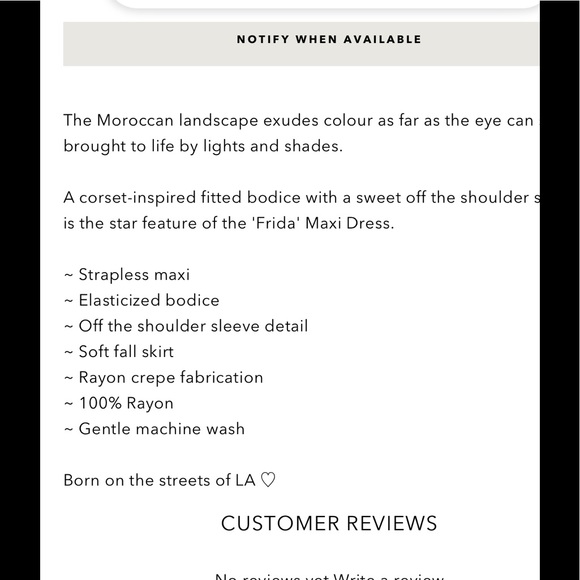 NWT YFB Frida Maxi Dress in MUSTARD color - Picture 7 of 8